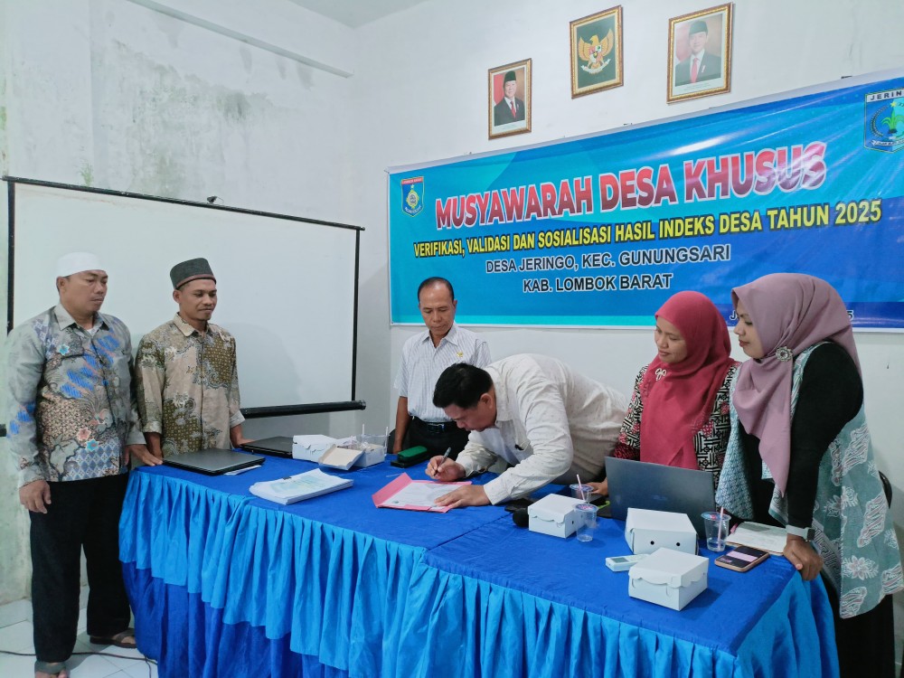 MUSYAWARAH DESA KHUSUS VERIFIKASI, VALIDASI DAN SOSIALISASI HASIL INDEKS DESA TAHUN 2025